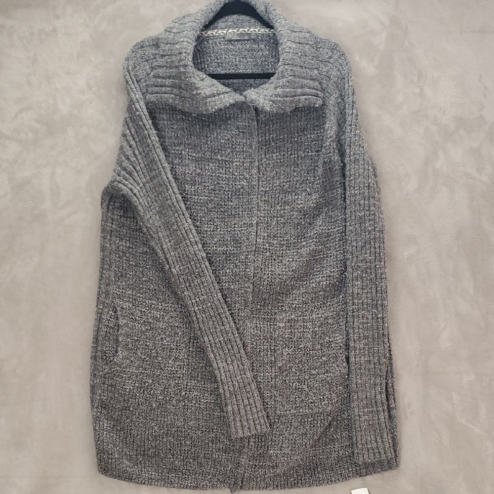 PRANA | XL WOMENS | YUNNA OVER-SIZED CABLE KNIT CARDIGAN in GREY W23202179
